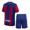 Conjunto (Camiseta+Pantalón Corto) FC Barcelona Primera Equipación 23-24 - Niño